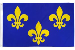 Fleur De Lis (Blue 3) Flag 3x5ft Poly