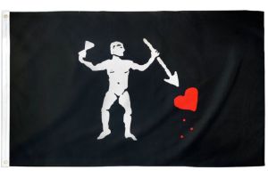 John Quelch Variation Pirate Flag 3x5ft Poly