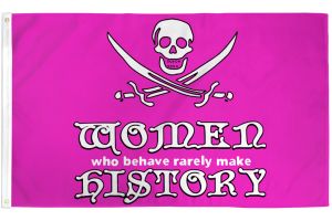 Women In History Pirate Flag 3x5ft Poly
