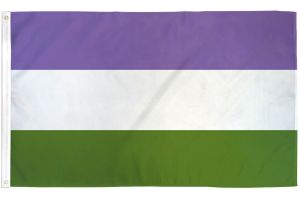 Genderqueer Flag 3x5ft Poly