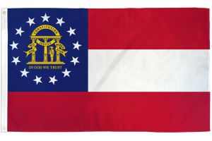 Georgia (State) Flag 2x3ft Poly