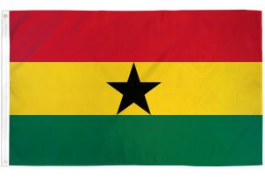 Ghana Flag 3x5ft Poly 