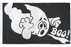 Halloween Ghost Boo Flag 3x5ft Poly