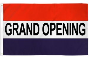 Grand Opening Flag 3x5ft Poly