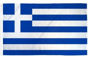 Greece Flag 3x5ft Poly 