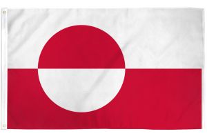 Greenland Flag 3x5ft Poly