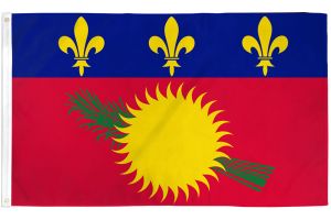 Guadeloupe (Sun) Flag 3x5ft Poly