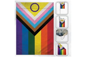 H&G Studios Inclusive Pride 12x18in Garden Flag