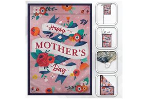 H&G Studios Happy Mother's Day (Pink) 12x18in Garden Flag