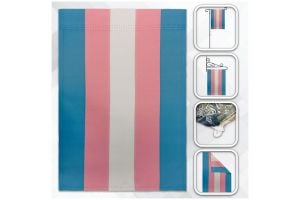 H&G Studios Transgender 12x18in Garden Flag