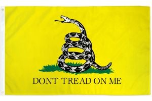 Don't Tread On Me Gadsden (Yellow) Flag 3x5ft Poly