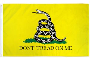 Don't Tread on Me Gadsden (Yellow) Flag 4x6ft Poly