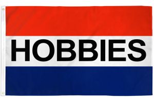 Hobbies Flag 3x5ft Poly