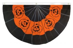 Halloween (Pumpkin) Bunting Flag 5x3ft Poly