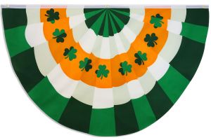 St. Patrick's Day Bunting Flag 5x3ft Poly