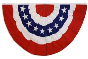 USA Bunting Flag 5x3ft Poly