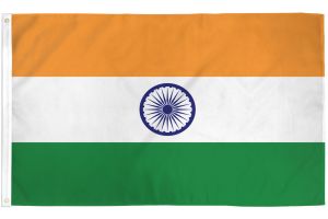 India Flag 3x5ft Poly
