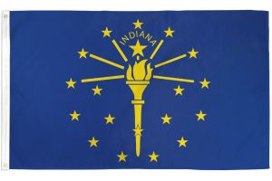 Indiana Flag 3x5ft Poly