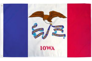 Iowa Flag 2x3ft Poly