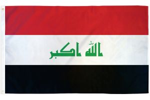 Iraq Flag 2x3ft Poly