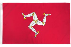 Isle of Man Flag 3x5ft Poly