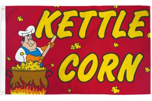 Kettle Corn Flag 3x5ft Poly
