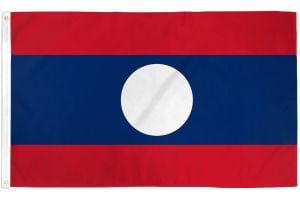 Laos Flag 3x5ft Poly