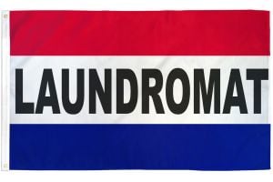 Laundromat Flag 3x5ft Poly