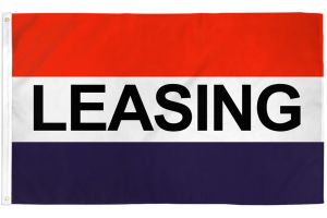 Leasing Flag 3x5ft Poly