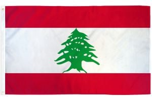 Lebanon Flag 2x3ft Poly