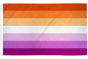 Lesbian (Sunset) Flag 3x5ft Poly