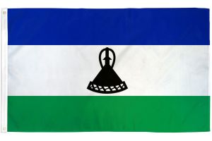 Lesotho Flag 3x5ft Poly