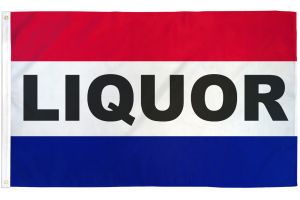 Liquor Flag 3x5ft Poly