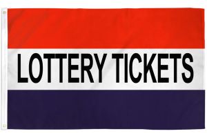 Lottery Tickets Flag 3x5ft Poly