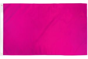 Magenta Solid Color Flag 3x5ft Poly