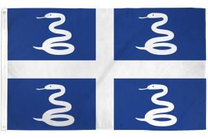 Martinique (Snake) Flag 2x3ft Poly
