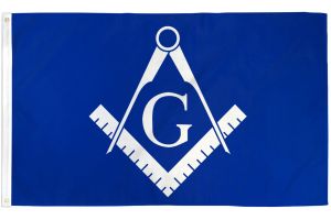 Masonic Flag (Blue & White) Flag 3x5ft Poly