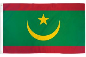 Mauritania Flag 3x5ft Poly