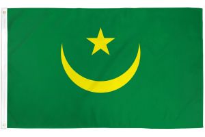 Mauritania (1959) Flag 3x5ft Poly