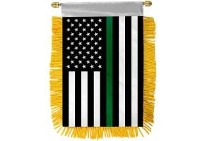 Thin Green Line USA Mini Banner