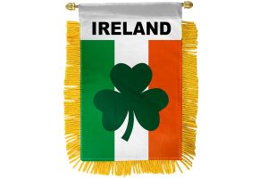 Ireland (Clover) Mini Banner