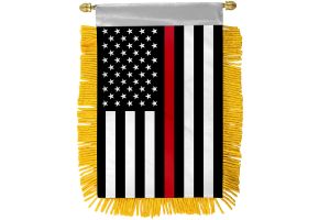 Thin Red Line USA Mini Banner