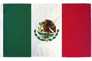 Mexico Flag 4x6ft Poly