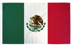 Mexico Flag 5x8ft Poly