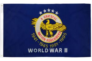 A Grateful Nation Remembers Flag 3x5ft Poly