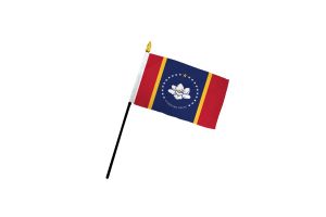 Mississippi 4x6in Stick Flag