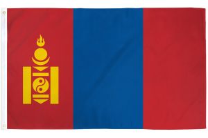 Mongolia Flag 2x3ft Poly