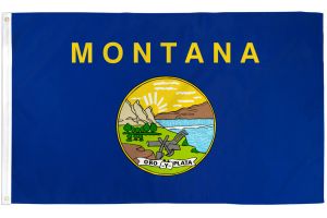 Montana Flag 3x5ft Poly
