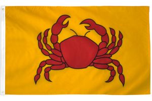 Crab Flag 3x5ft Poly