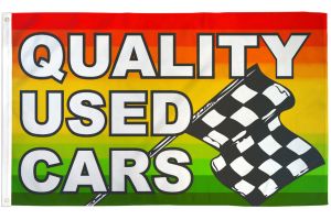 Quality Used Cars Flag 3x5ft Poly